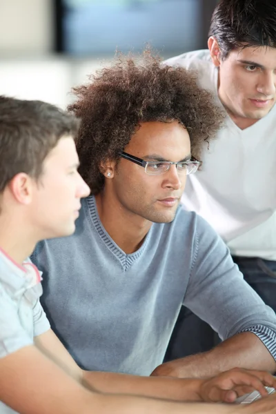 Young engineers in business meeting — Stock Photo, Image