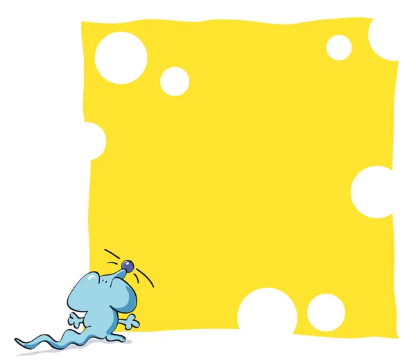 Zabawna myszy ram — Zdjęcie stockowe