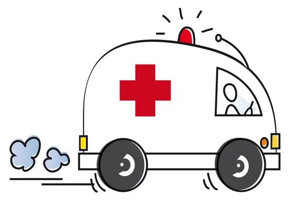 stock image Funny ambulance