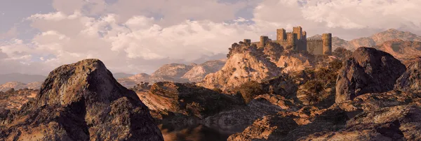 Іспанська замку-фортеці — стокове фото