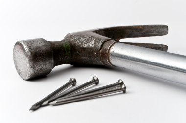 Hammer and nails clipart