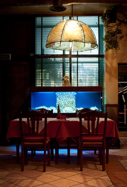 Dit is een foto van een restaurant interieur — Stockfoto