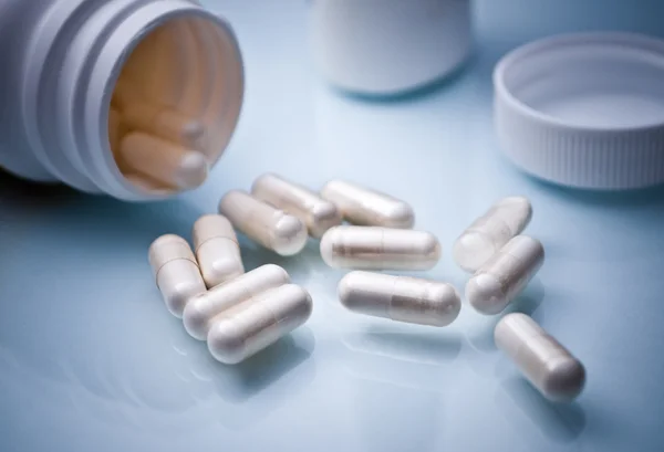 Pílulas de prescrição — Fotografia de Stock
