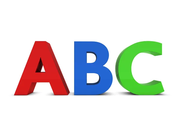 stock image ABC sign