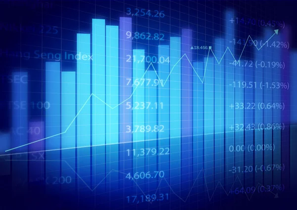 stock image Stock market charts