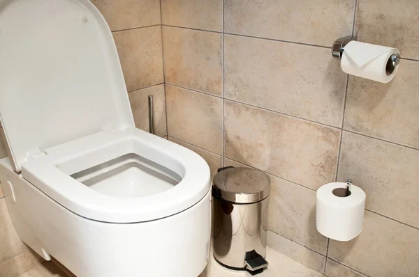 This is a closeup of a toilet — Stock Photo, Image