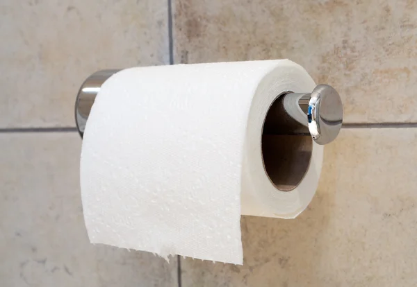 C'est le gros plan d'un papier toilette. — Photo