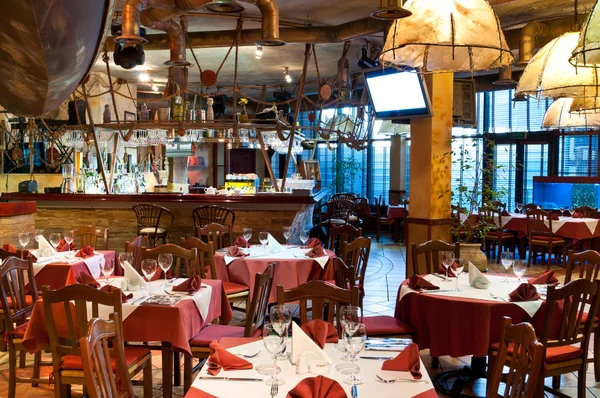 Итальянский ресторан — стоковое фото