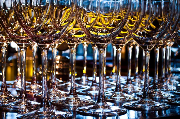 Close-up van een wijnglazen — Stockfoto