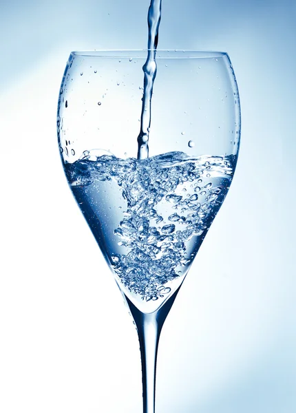 Bicchiere con acqua dolce — Foto Stock