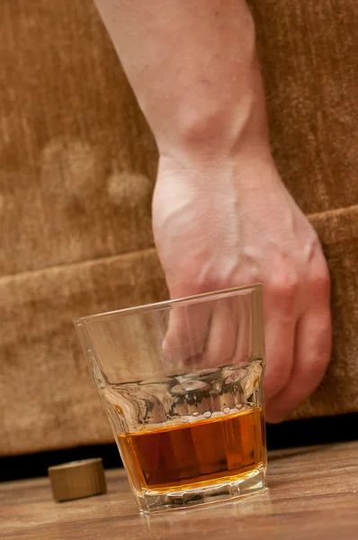Alcohol misbruik concept afbeelding — Stockfoto