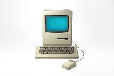 1st Apple Macintosh Computer clipart