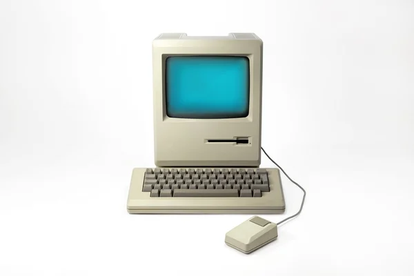 1 apple macintosh bilgisayar — Stok fotoğraf