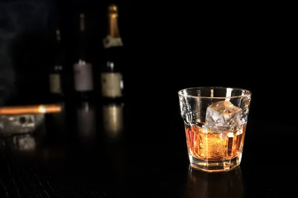 Whiskey on the rocks at the bar Stock Photo by ©aa-w 5665742