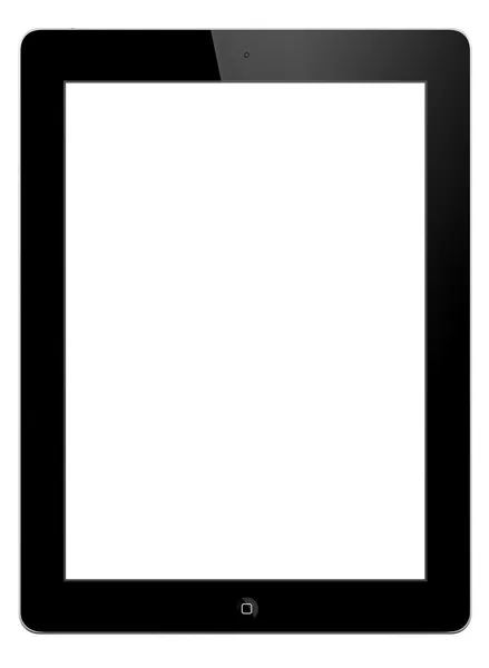 Tablet pc-ipad 2 vit skärm — Stockfoto