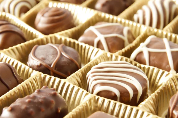 Chocolate candy box — Stock Photo, Image