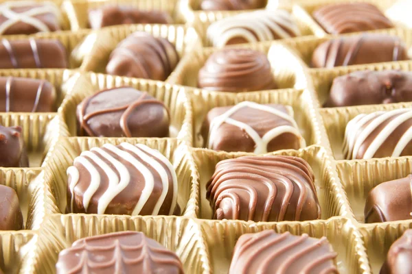 Chocolate candy box — Stock Photo, Image