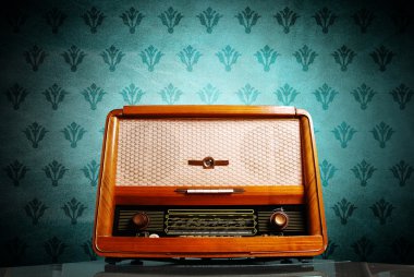 Vintage radio clipart