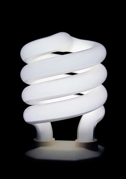 Компактна люмінесцентна лампа — стокове фото