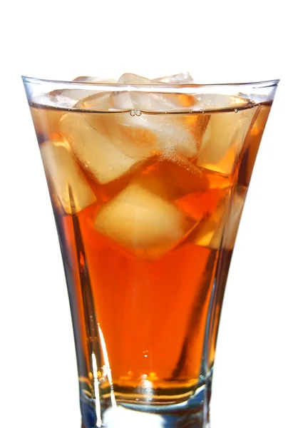 Ice filled soft drink — Stock Photo, Image