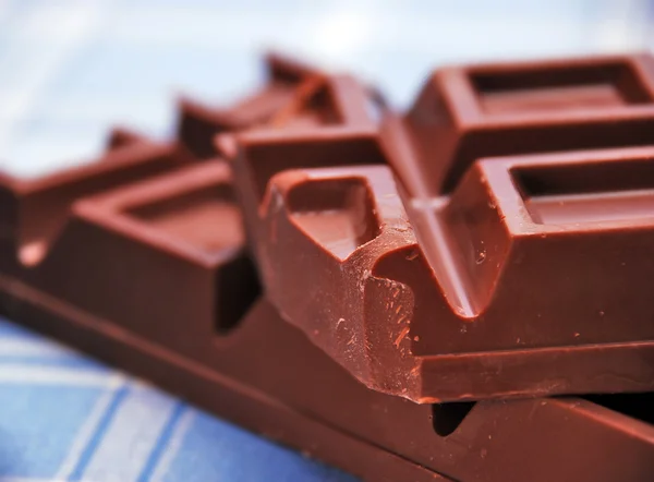 Blocks of Chocolate — Stock Photo, Image
