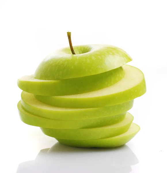 Green apple sliced i Stock Photo by ©violetkaipa 10200484