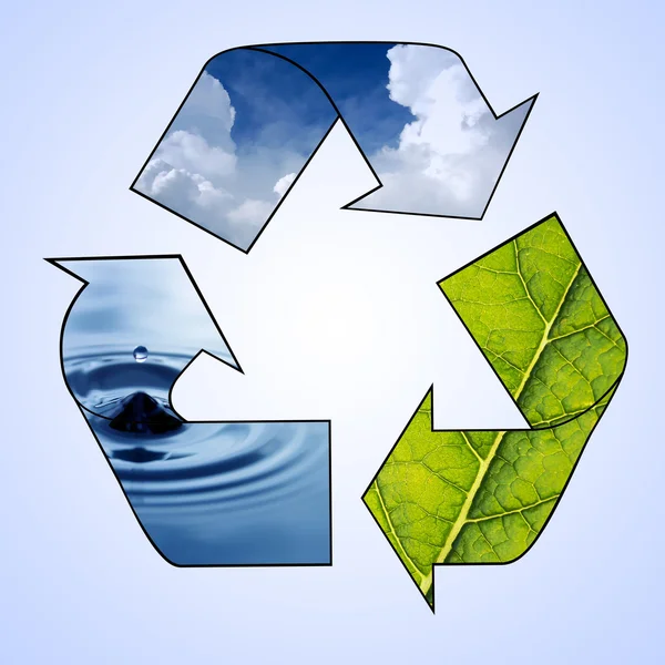 Recycle symbool — Stockfoto