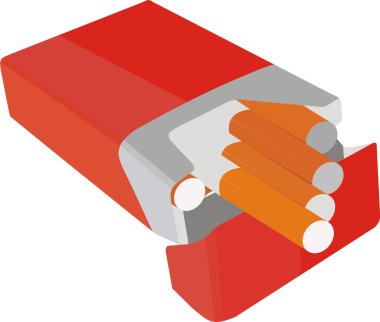 A Pack of Cigarettes clipart