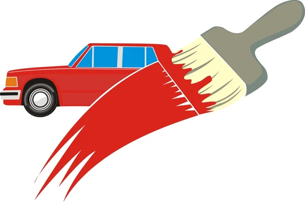 Peinture voiture — Image vectorielle