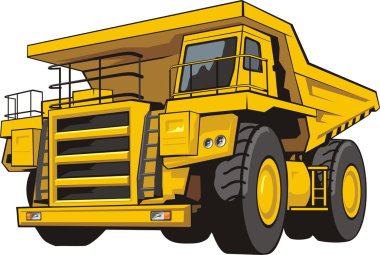 Dump truck clipart