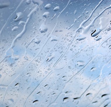 Raindrops on the windshield clipart