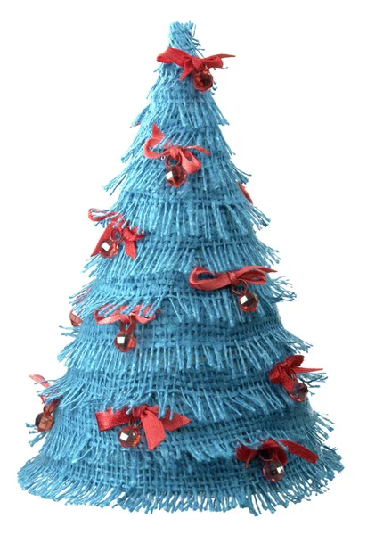 Kerstmis nieuwe jaar boom blauwe concept — Stockfoto