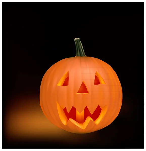 Halloween pumpkin vegetable fruit — Stock Vector