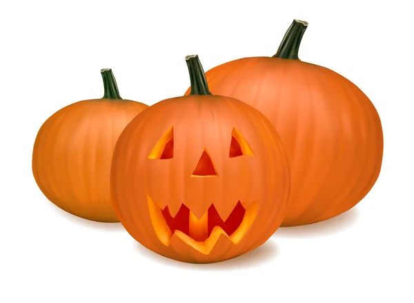 Halloween pumpkin vegetables. Vector — Stock Vector