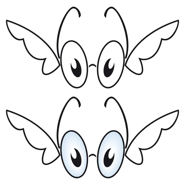 Fliegerbrille — Stockvektor