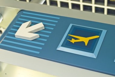 Airport Sign clipart