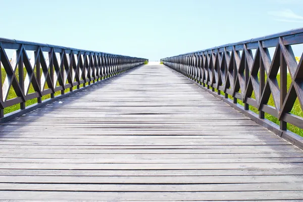 stock image Wooden boardwalk