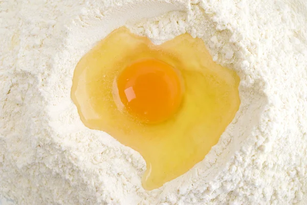 stock image Egg and Flour