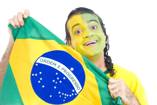 브라질의 지지자 — 스톡 사진