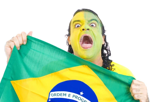 Brezilyalı destekçi — Stok fotoğraf