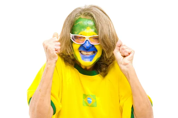 Feliz brasileño — Foto de Stock