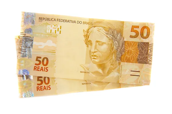 Nuevo dinero brasileño — Foto de Stock