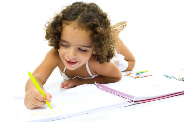 Child drawing clipart