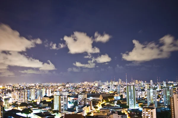 Cidade de Salvador à noite — Fotografia de Stock