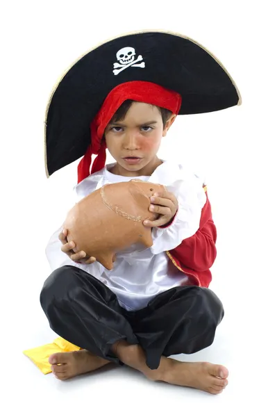 Pirata e Finanças — Fotografia de Stock