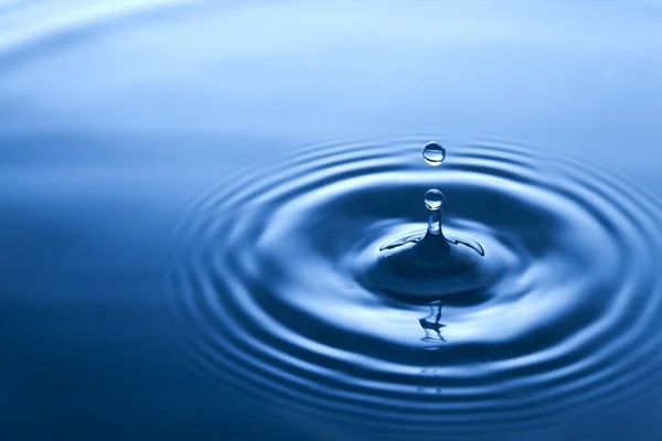 Blue water drop — Stock Photo, Image