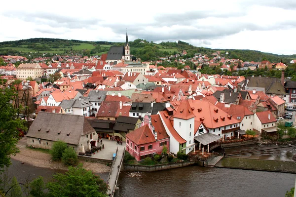 stock image Old Czech town