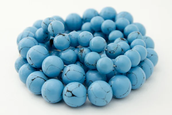 Blue Beads — Stock Photo, Image