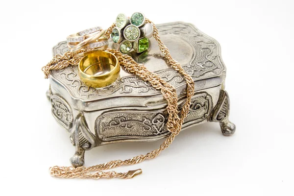 Šperky na box — Stock fotografie