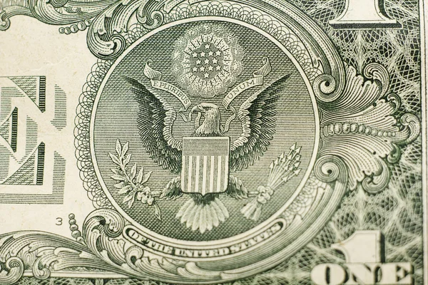 Escudo de armas en el billete — Foto de Stock